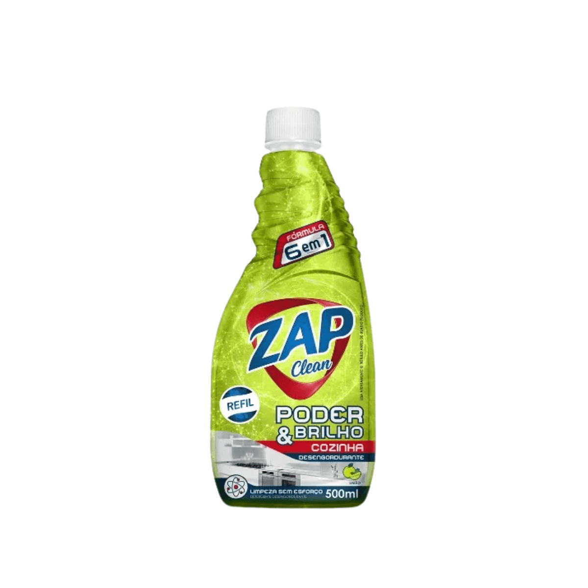 Desengordurante Refil Limão 500ml Zap Clean